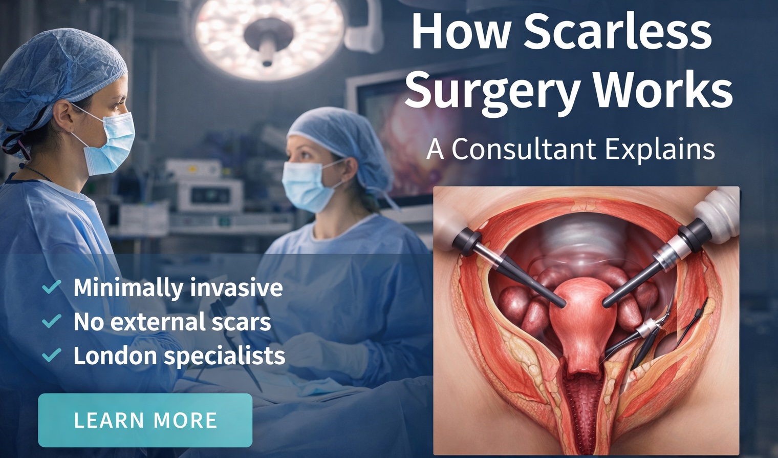 How scarless surgery works with advanced minimally invasive surgical techniques and no external scars